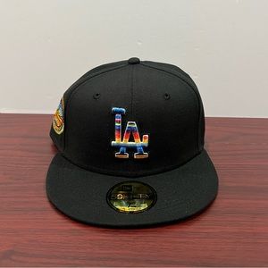 New Era, 59Fifty Fitted Hat, Los Angeles Dodgers, Woven Blanket